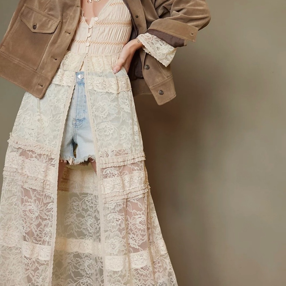 Free People (Intimately): Sweet Saloon Maxi Bodysuit- size small